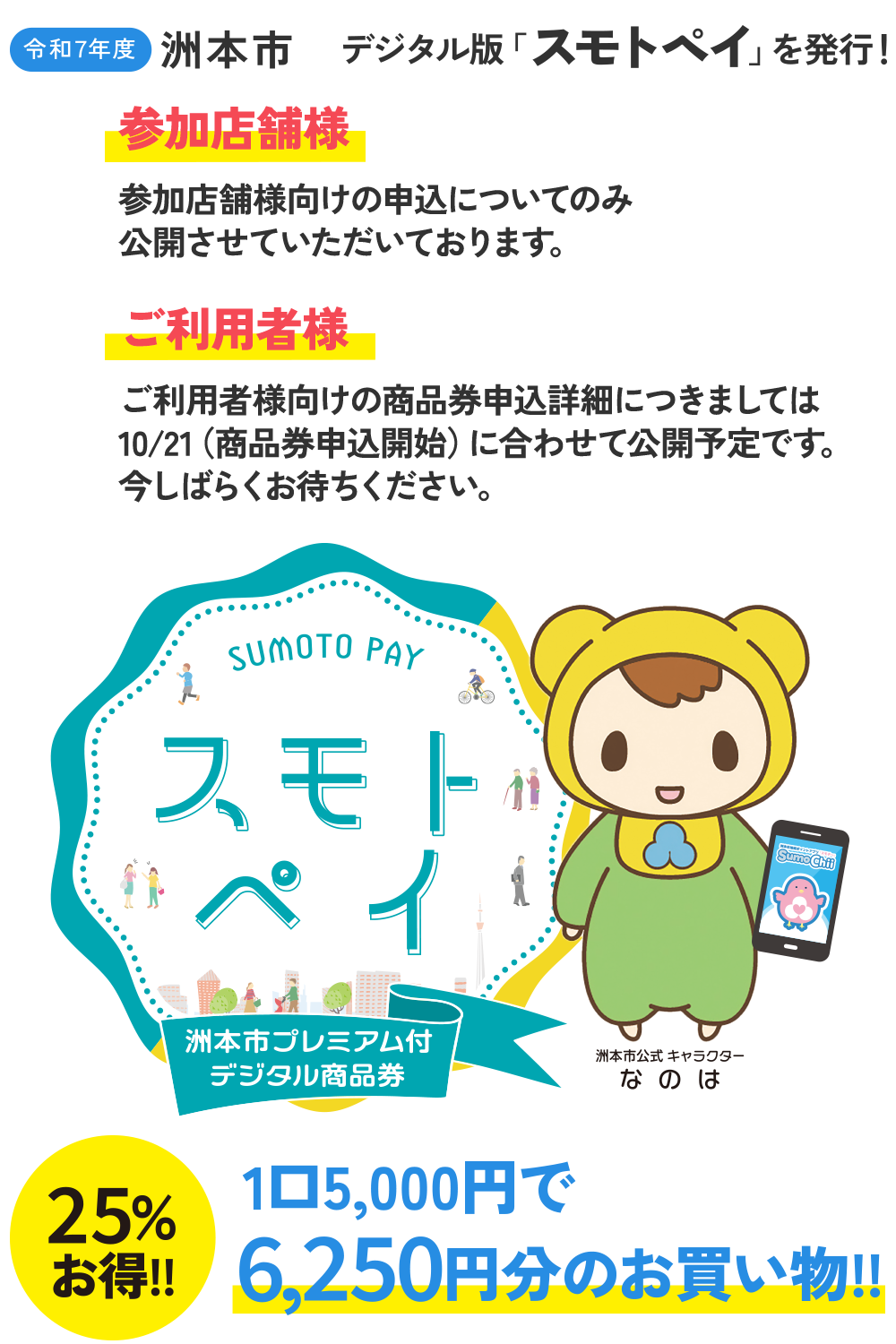 プレミアム付デジタル商品券「スモトペイ」